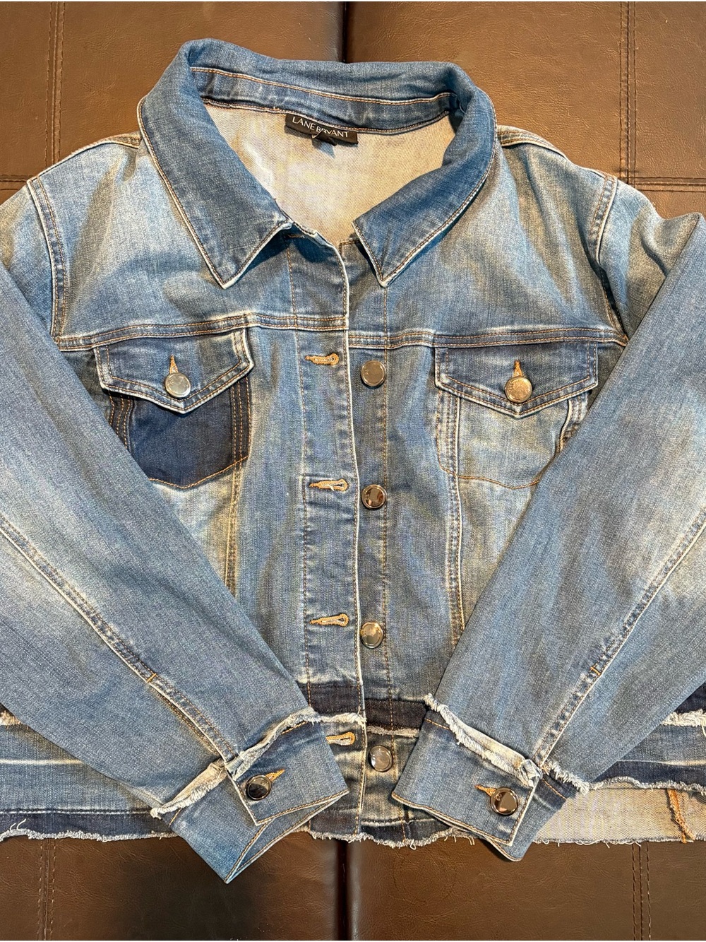 Lane Bryant Light Blue Denim Jean Jacket